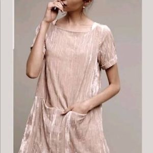 Anthropologie Floreat Velvet dress